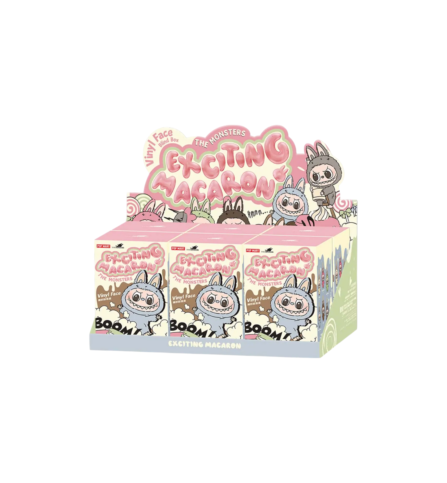 POPMART The Monsters Exciting Macaron(6 blind boxes)