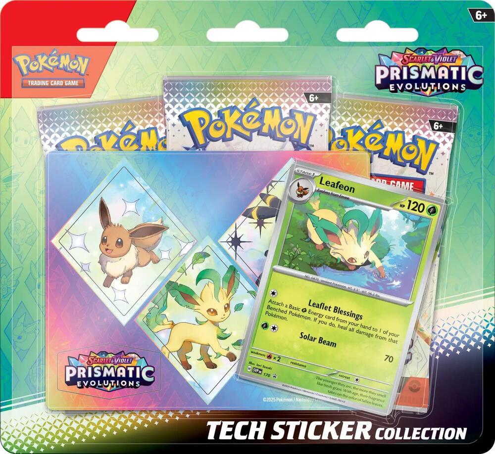 Prismatic Evolutions Tech Sticker Collection [Style Vary]