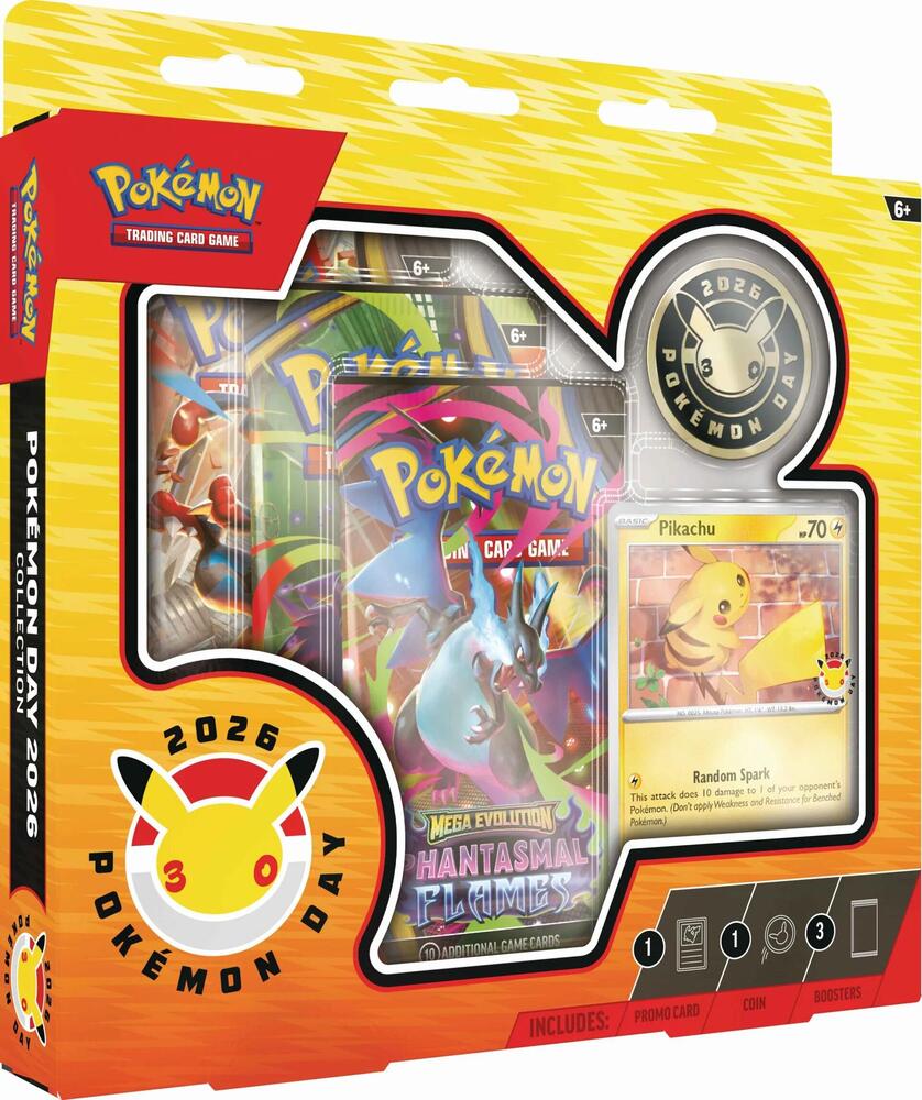 Pokemon Day 2026 Collection * 6 (loose) Case
